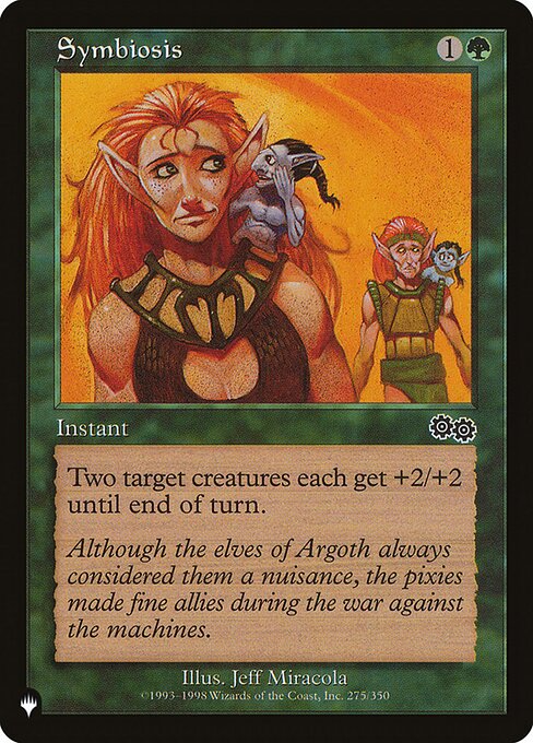 Symbiosis, The List USG-275, common