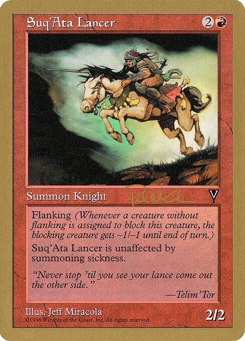 Suq'Ata Lancer, World Championship Decks 1997 pm96, common