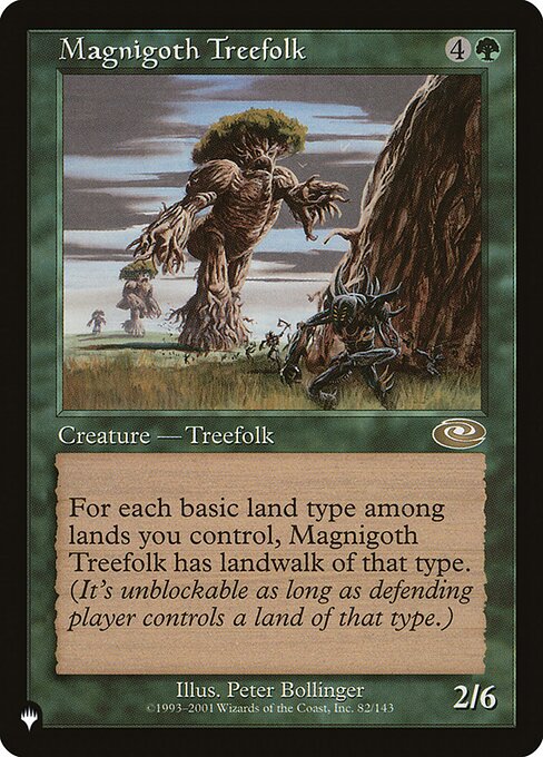 Magnigoth Treefolk, The List PLS-82, rare