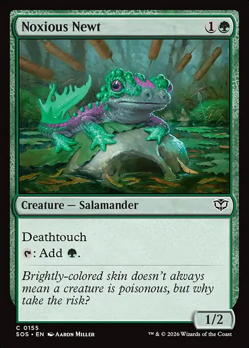 Noxious Newt, Secrets of Strixhaven 155, common
