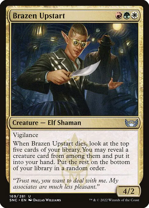 Brazen Upstart, Streets of New Capenna 169, uncommon