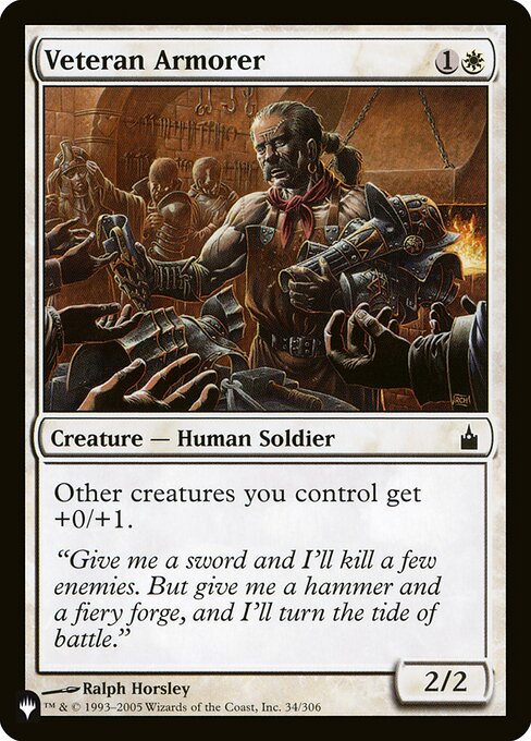 Veteran Armorer, The List RAV-34, common