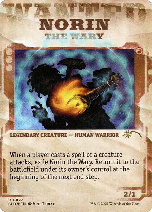 Norin the Wary // Norin the Wary, Secret Lair Drop 827, rare