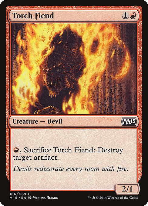 Torch Fiend, Magic 2015 166, common