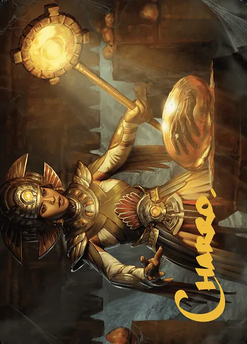 Curator of Sun's Creation // Curator of Sun's Creation, The Lost Caverns of Ixalan Art Series 18, common