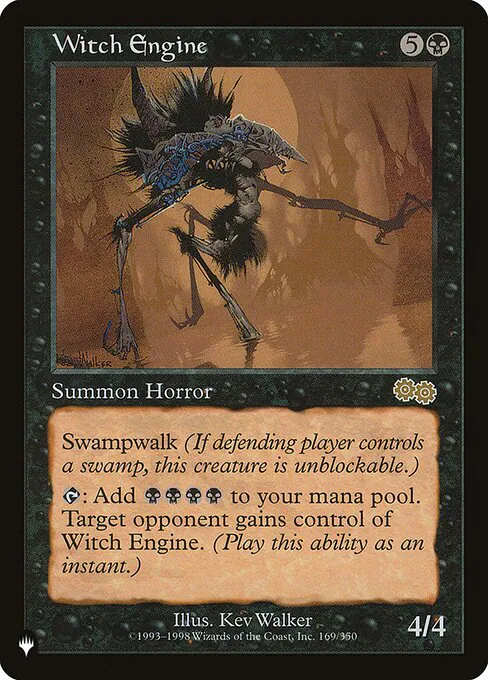 Witch Engine, The List USG-169, rare