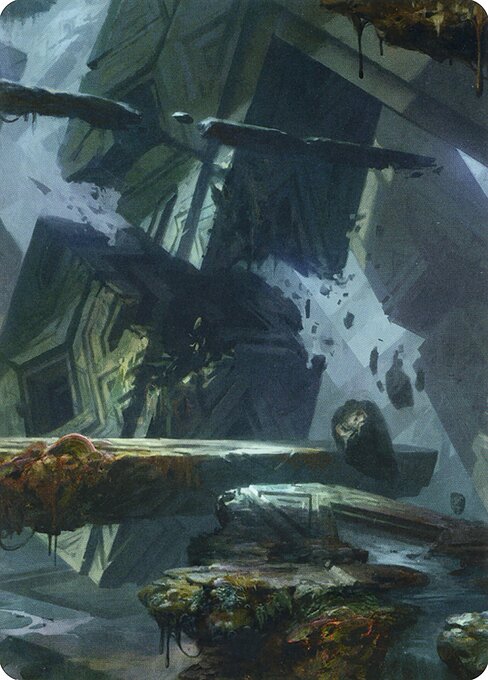 Swamp // Swamp, Zendikar Rising Art Series 15, common