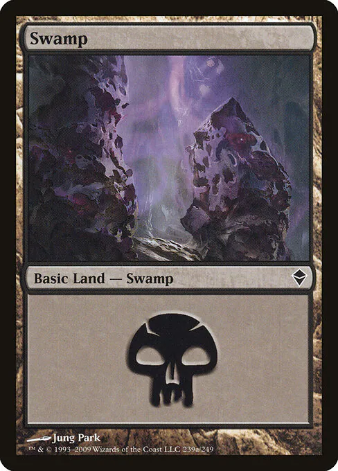 Swamp, Zendikar 239a, common
