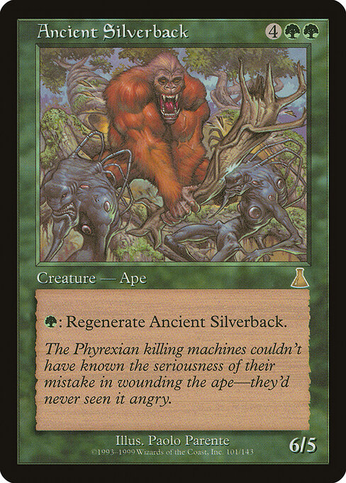 Ancient Silverback, Urza's Destiny 101, rare