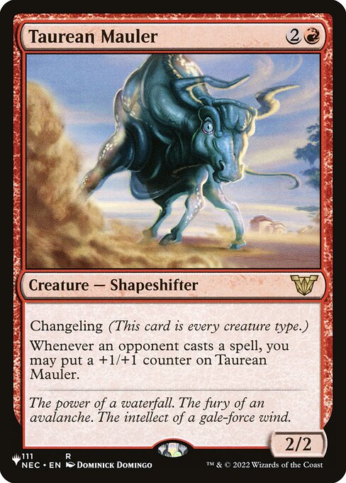 Taurean Mauler, The List NEC-111, rare