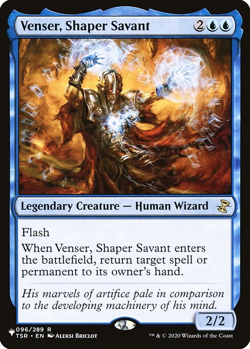 Venser, Shaper Savant, The List TSR-96, rare