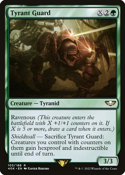 Tyrant Guard, Warhammer 40,000 Commander 103, rare