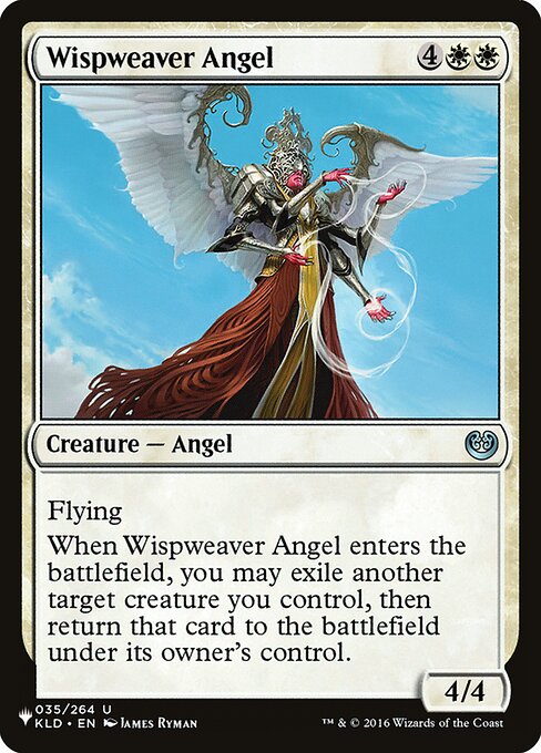 Wispweaver Angel, The List KLD-35, uncommon