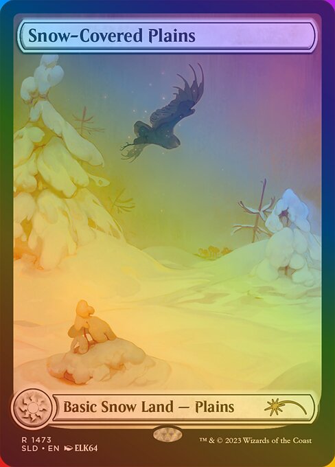 Snow-Covered Plains, Secret Lair Drop 1473★, rare