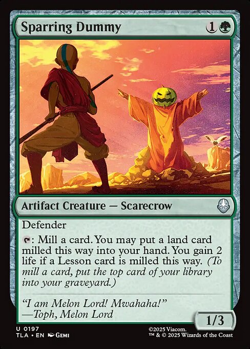 Sparring Dummy, Avatar: The Last Airbender 197, uncommon