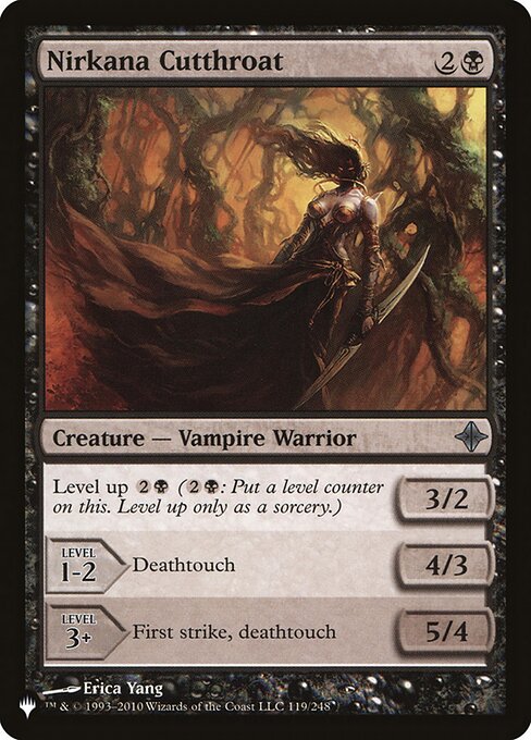 Nirkana Cutthroat, The List ROE-119, uncommon