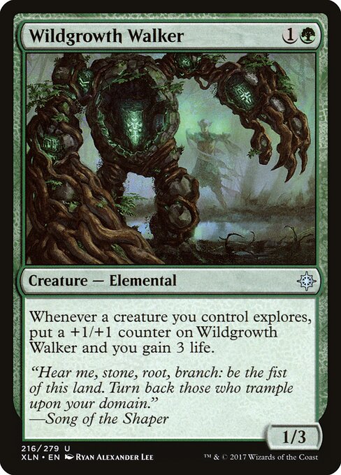 Wildgrowth Walker, Ixalan 216, uncommon