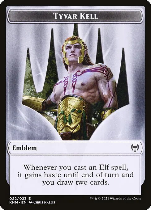 Tyvar Kell Emblem, Kaldheim Tokens 22, common