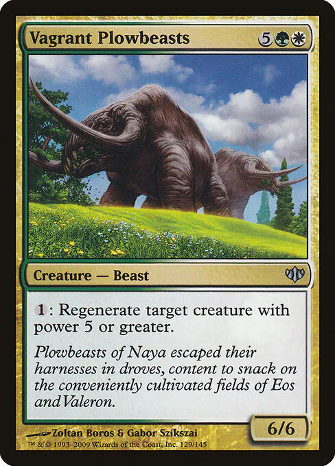 Vagrant Plowbeasts, Conflux 129, uncommon