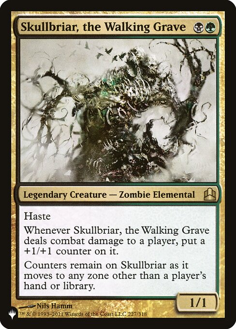 Skullbriar, the Walking Grave, The List CMD-227, rare