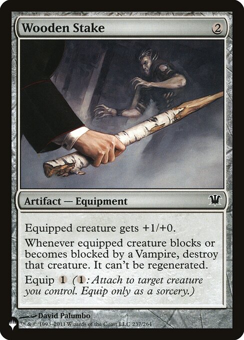 Wooden Stake, The List ISD-237, common