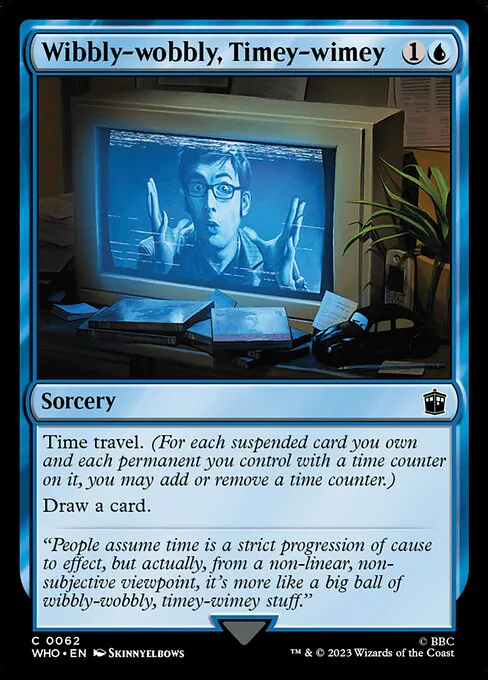 Wibbly-wobbly, Timey-wimey, Doctor Who 62, common