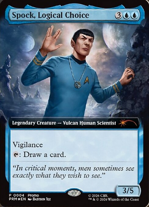 Spock, Logical Choice, Media and Collaboration Promos 2026-23, mythic