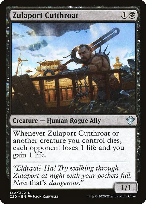 Zulaport Cutthroat, Commander 2020 142, uncommon