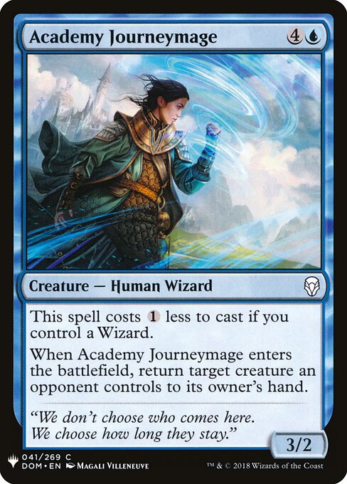 Academy Journeymage, The List DOM-41, common