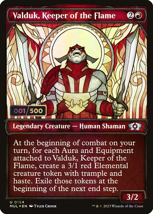 Valduk, Keeper of the Flame, Multiverse Legends 154z, uncommon