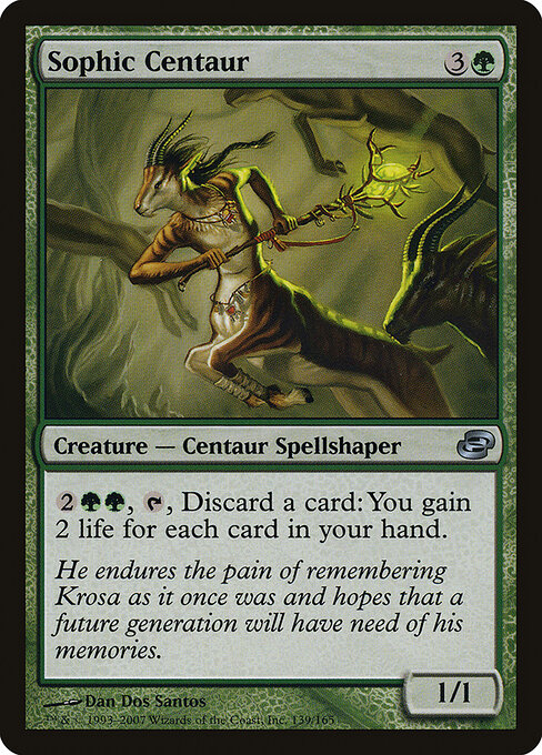 Sophic Centaur, Planar Chaos 139, uncommon