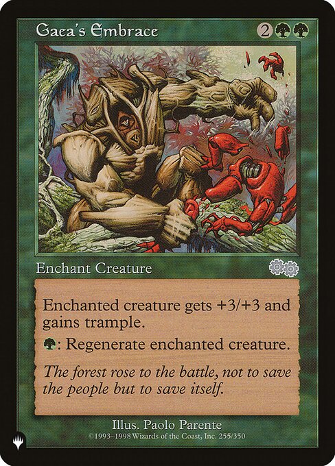 Gaea's Embrace, The List USG-255, uncommon