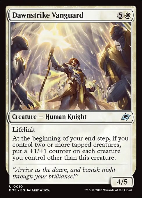 Dawnstrike Vanguard, Edge of Eternities 10, uncommon