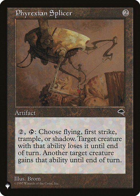 Phyrexian Splicer, The List TMP-303, uncommon