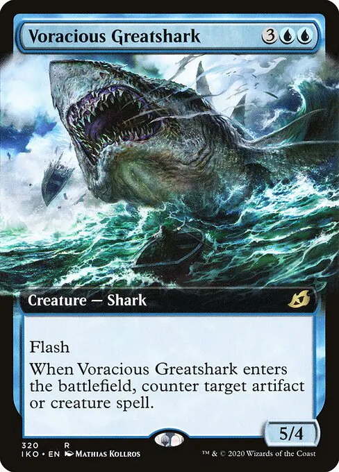 Voracious Greatshark, Ikoria: Lair of Behemoths 320, rare