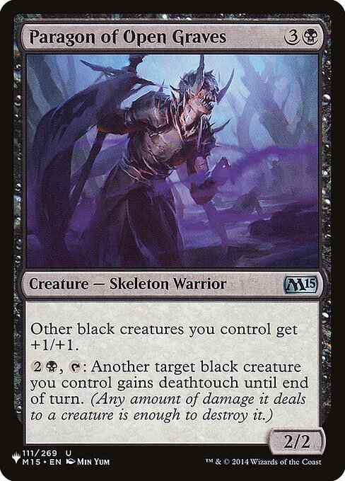 Paragon of Open Graves, The List M15-111, uncommon