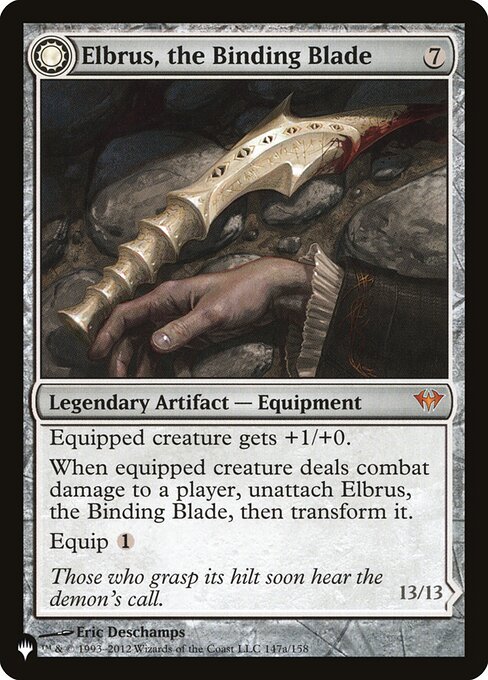 Elbrus, the Binding Blade // Withengar Unbound, The List DKA-147, mythic
