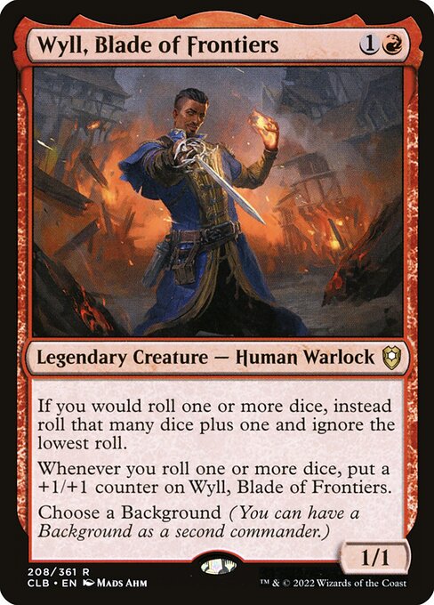 Wyll, Blade of Frontiers, Commander Legends: Battle for Baldur's Gate 208, rare