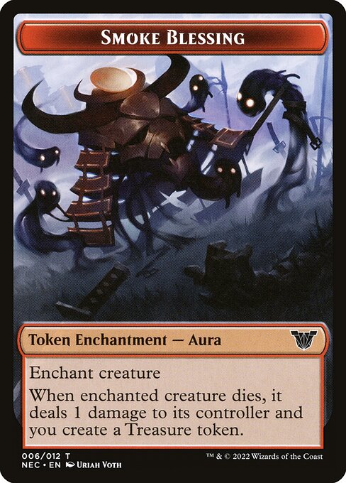 Smoke Blessing, Neon Dynasty Commander Tokens 6, common