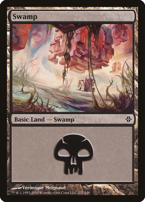 Swamp, Rise of the Eldrazi 237, common
