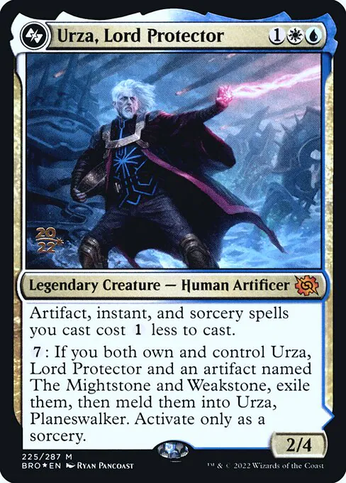 Urza, Lord Protector, The Brothers' War Promos 225s, mythic