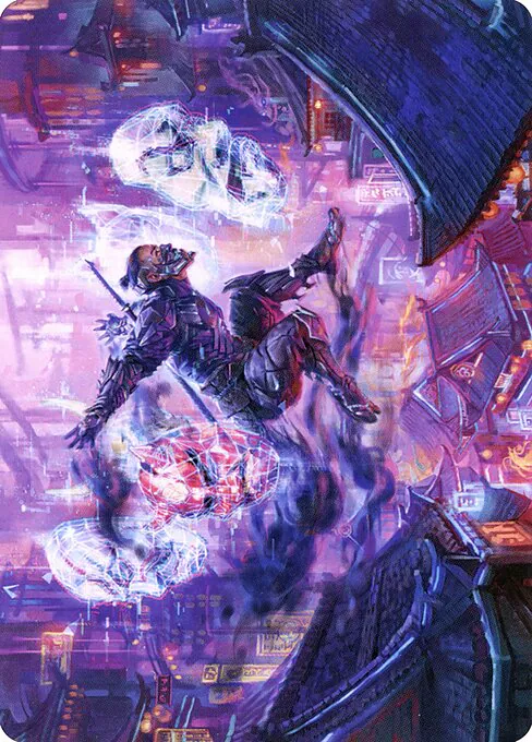 Thousand-Faced Shadow // Thousand-Faced Shadow, Neon Dynasty Art Series 37, common