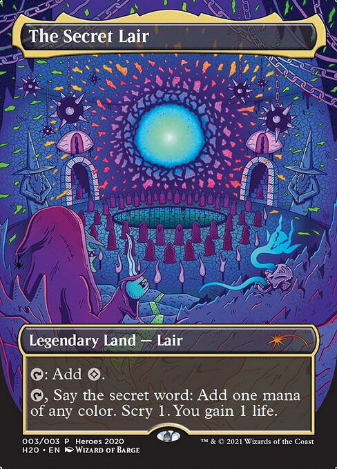 The Secret Lair, 2020 Heroes of the Realm 3, mythic