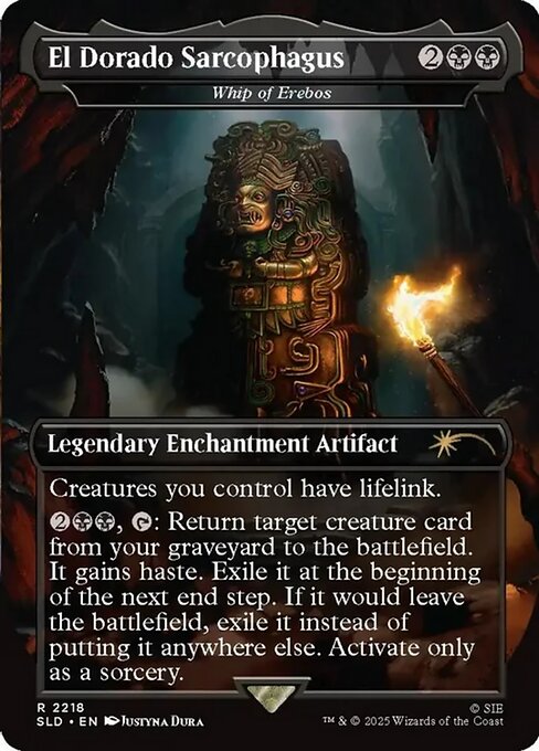 Whip of Erebos, Secret Lair Drop 2218, rare