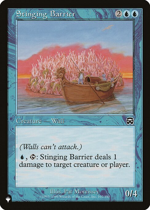 Stinging Barrier, The List MMQ-107, common