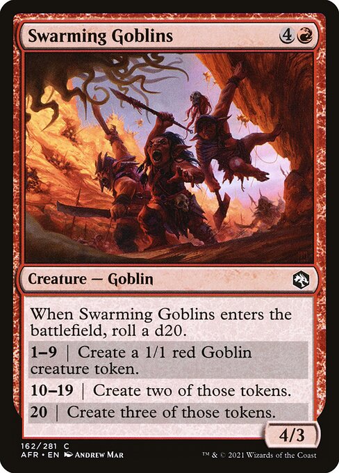 Swarming Goblins, Adventures in the Forgotten Realms 162, common