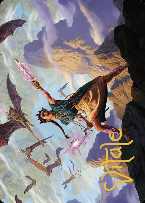 Warden of the Inner Sky // Warden of the Inner Sky, The Lost Caverns of Ixalan Art Series 7, common