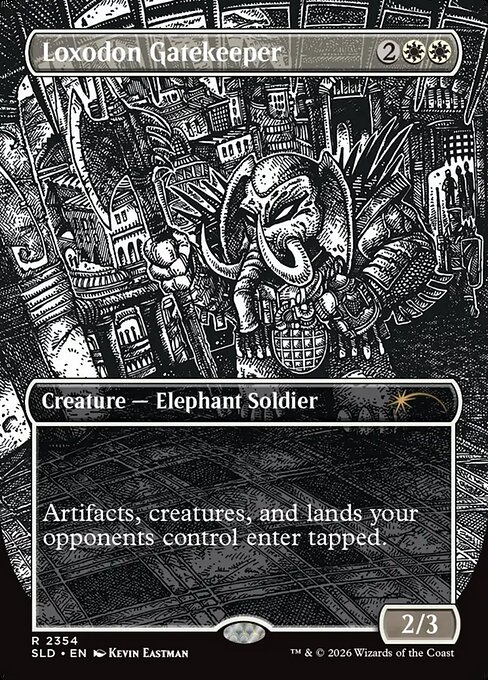 Loxodon Gatekeeper, Secret Lair Drop 2354, rare