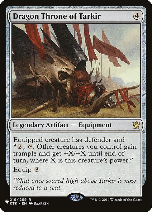 Dragon Throne of Tarkir, The List KTK-219, rare