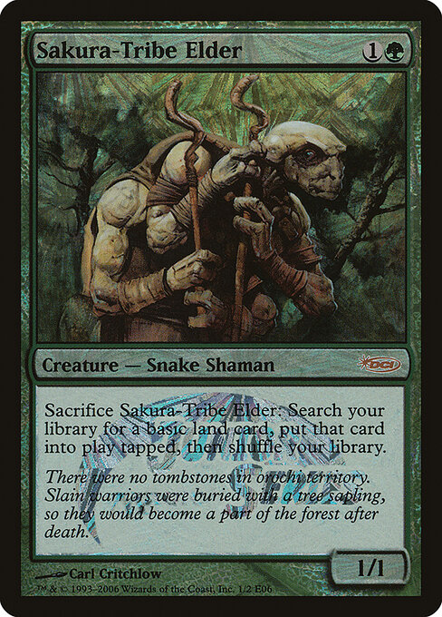 Sakura-Tribe Elder, Junior Series Europe 1E06, rare